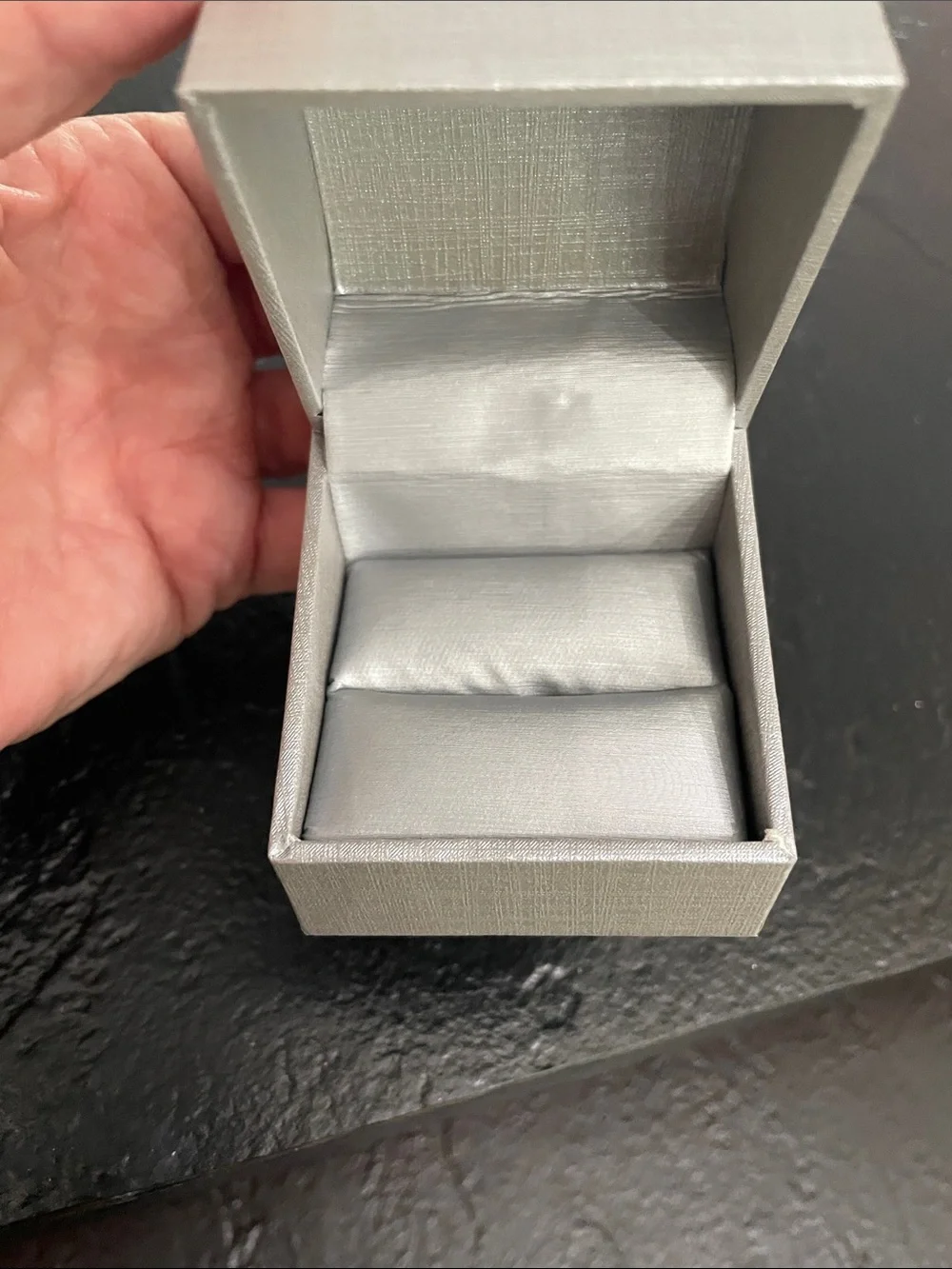Zales Cream & Silver Jewelry Box and 6 Assorted boxes.